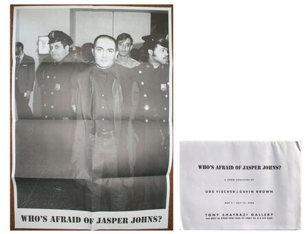 Sue Williams, ‘“Who’s Afraid of Jasper Johns ?", Group Exhibition Poster, Tony Shafrazi Gallery NYC’, 2008