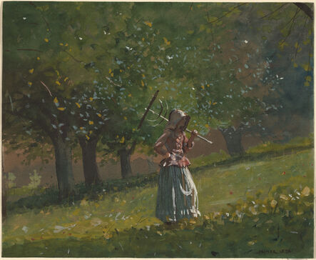 Winslow Homer, ‘Girl with Hay Rake’, 1878