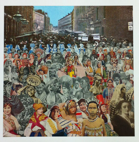Peter Blake, ‘London- Petticoat Lane- One Hundred Women ’, 2012