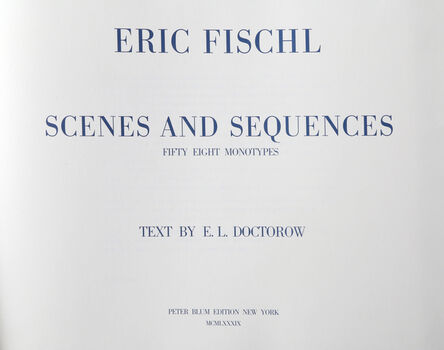 Eric Fischl, ‘Scenes and Sequences with Text by E.L. Doctorow’, 1989