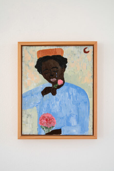 Cassi Namoda, ‘Sad Man With Roses (awaits his beloved)’, 2020
