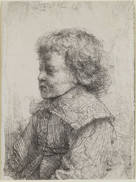 Rembrandt van Rijn, ‘Portrait of a Boy in Profile’, 1641