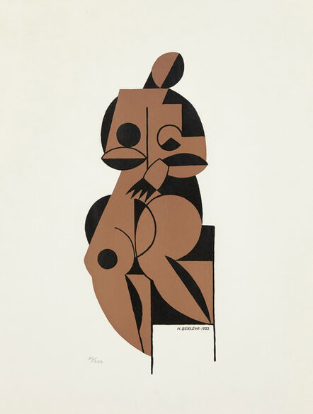Henryk Berlewi, ‘Female Nude’, 1922