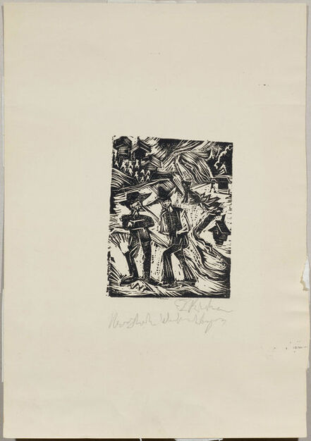 Ernst Ludwig Kirchner, ‘Zwei Bauern’, 1918