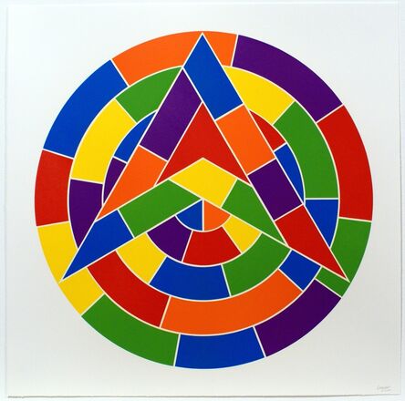Sol LeWitt, ‘Tondo 1 (3 point star)’, 2002