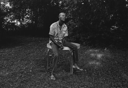 Mark Steinmetz, ‘Knoxville, TN (man sitting on table)’, 1991