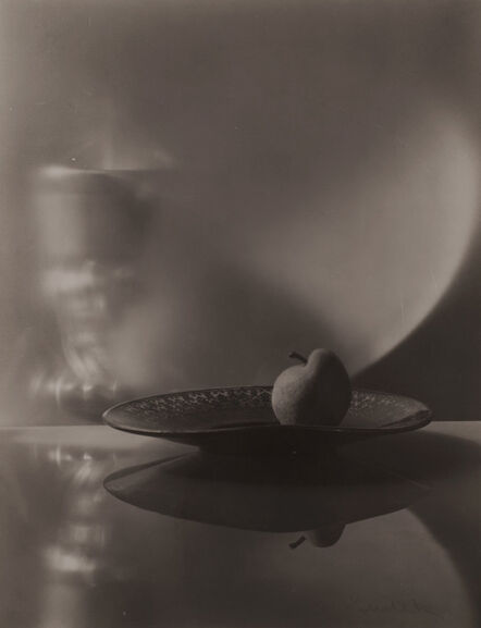 Josef Sudek, ‘Untitled (pear on crooked plate)’, 1950-1954