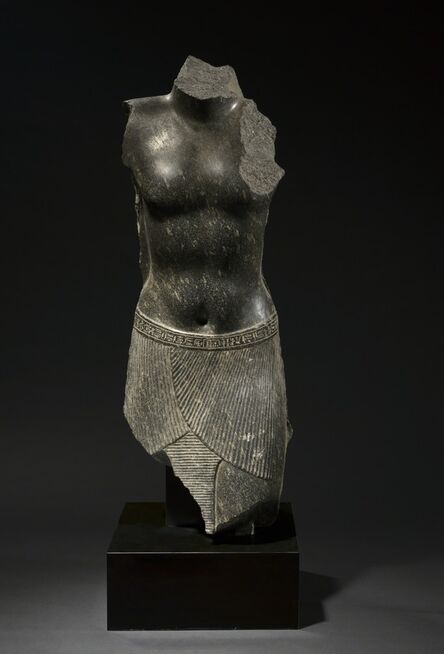 Egypt, Greco-Roman Period, Ptolemaic Dynasty, probably late 2nd century BC, ‘Torso of Amenpayom’, probably 200-100 BC