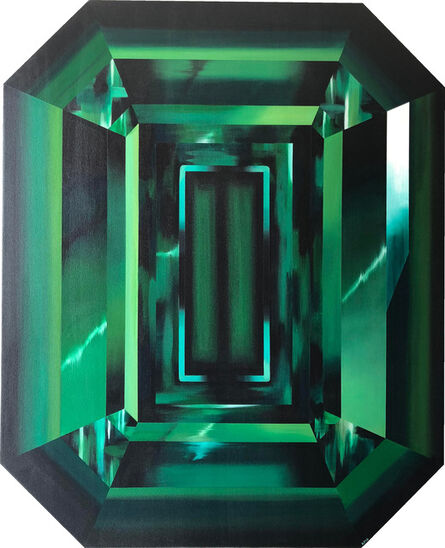 Kurt Pio, ‘Green Emerald Cut Diamond’, 2018