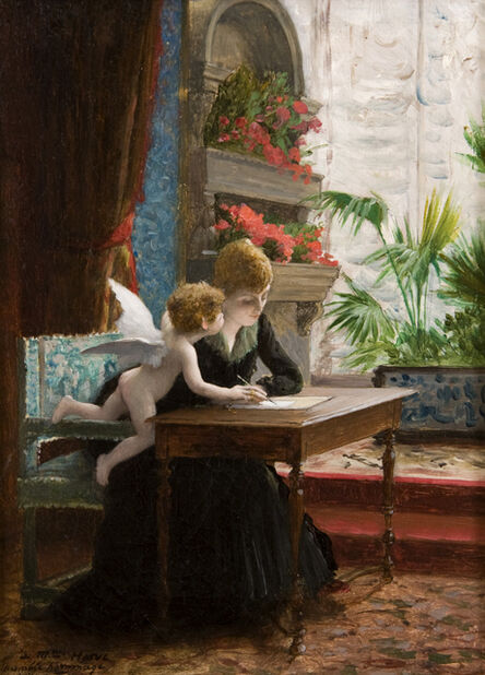 Jean-Léon Gérôme, ‘Jeune femme et Amour’, 1889