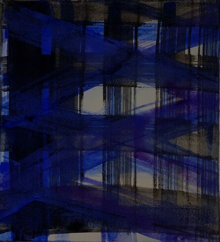 Jean Wolff, ‘Black and Blue’, 2020