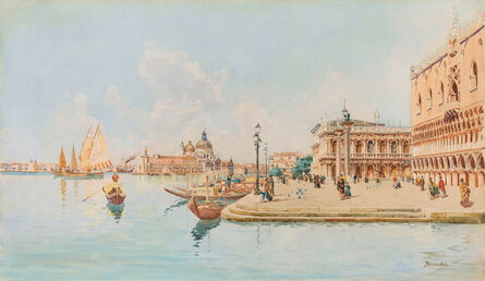 Antonietta Brandeis, ‘The Basin of Venice with the Doge's Palace’, ca. 1890