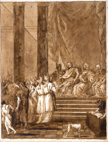 Giovanni Domenico Tiepolo, ‘A Disputation between Kings and Priests’, 1770-1790