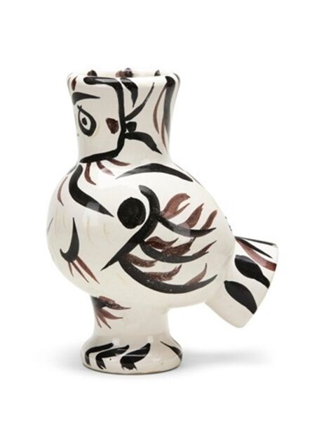 Pablo Picasso, ‘Madoura Ceramic Pitcher- Chouette Aux Traits, Ramié 122’, 1950-1959