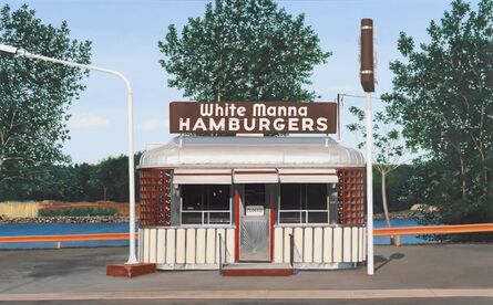 John Baeder, ‘White Manna Hamburgers’, 1974