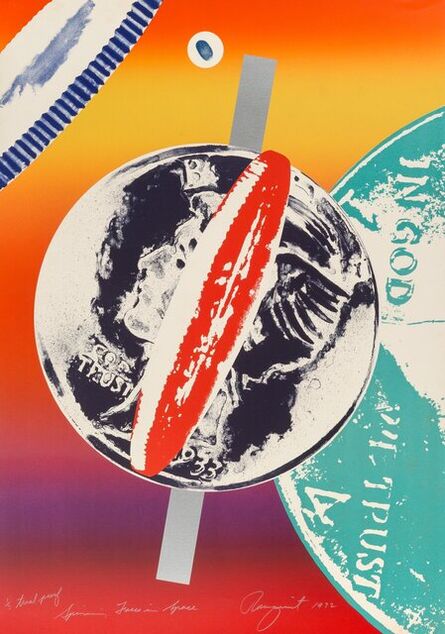 James Rosenquist, ‘Spinning Faces in Space’, 1972