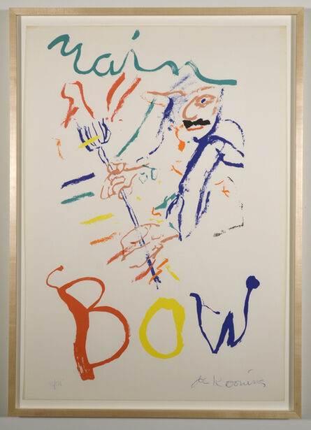 Willem de Kooning, ‘Rainbow: Thelonius Monk, Devil at the Keyboard ’, c. 1972-1976