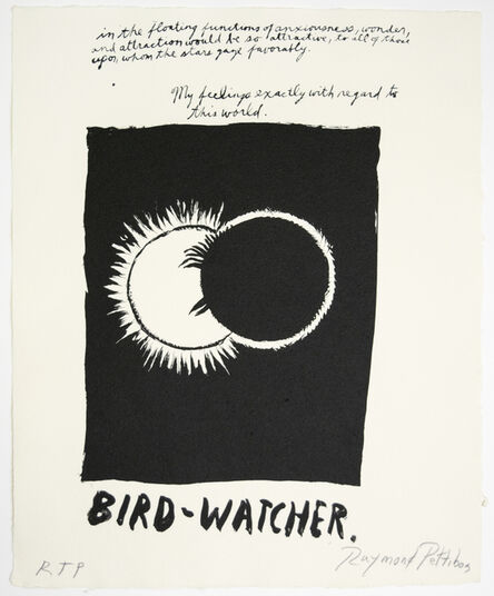 Raymond Pettibon, ‘Untitled(Bird Watcher)’, 2018