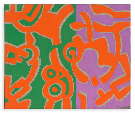 Carla Accardi, ‘Arancio verde viola’, 1992
