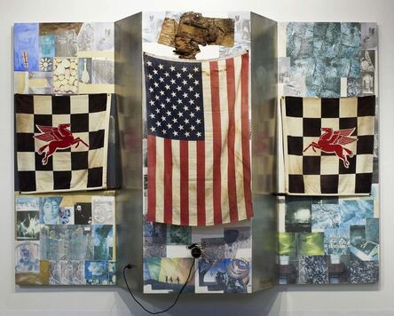 Robert Rauschenberg, ‘Pegasus’ First Visit to America in the Shade of the Flatiron Building (Kabal American Zephyr)’, 1982