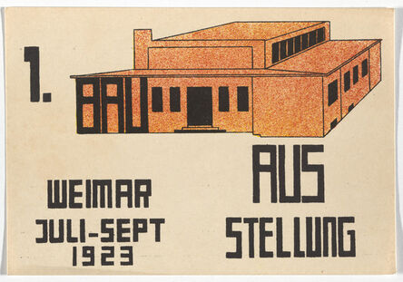 Paul Häberer, ‘Bauhaus Postcard’, 1923