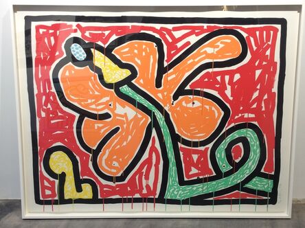 Keith Haring, ‘Flowers No. 5’, 1990