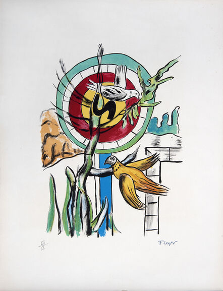 Fernand Léger, ‘Les deux Oiseaux’, 1959