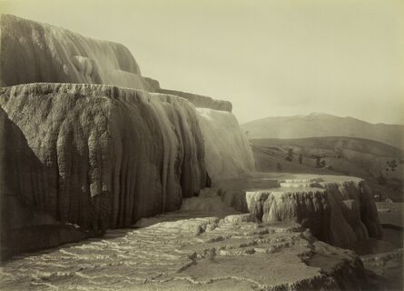 Carleton E. Watkins, ‘Minerva Terraces, Mammoth Hot Springs National Park’, 1884-1885