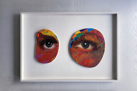 Paul Insect, ‘Eyes on Wood I’, 2019
