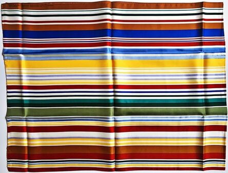 Kenneth Noland, ‘Limited Edition Silk Scarf for the Whitney Museum (from the estate of Aviva and Jacob Bal Teshuva)’, 1999