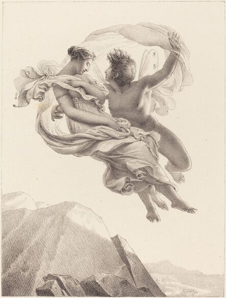 Pierre Claude François Delorme, ‘Zephyr and Psyche’, ca. 1820