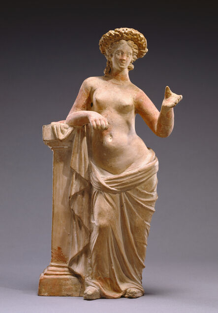 ‘Statuette of Aphrodite Leaning on a Pillar’, 250 -200 BCE