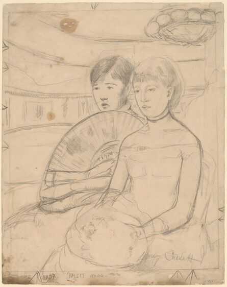 Mary Cassatt, ‘The Loge [recto]’, 1882
