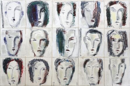 Bernhard Zimmer, ‘Faces 25’, 2013