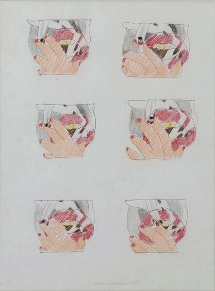 Tom Wesselmann, ‘Study for Smoker’, 1975