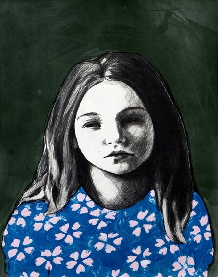 Claerwen James, ‘Girl 5, Blue, Green’, 2011