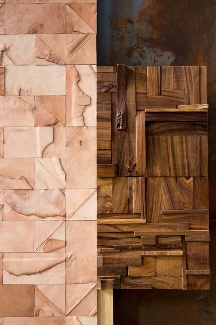 Peter Glassford, ‘Parota wood collage tile ’, 2014 -present 