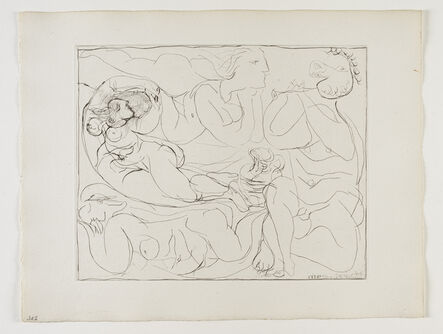 Pablo Picasso, ‘'Flûtiste et trois Femmes nues' from the 'Suite Vollard'’, 1932