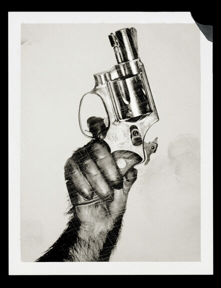Albert Watson, ‘Monkey with Gun’, 1992