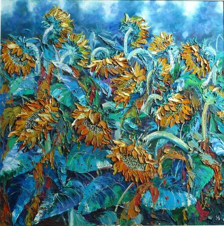 Zhang Shengzan 张胜赞, ‘Sunflowers’, 2005