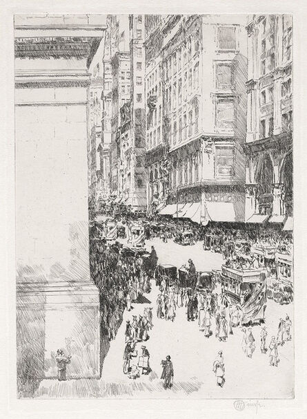 Childe Hassam, ‘Fifth Avenue, Noon.’, 1916