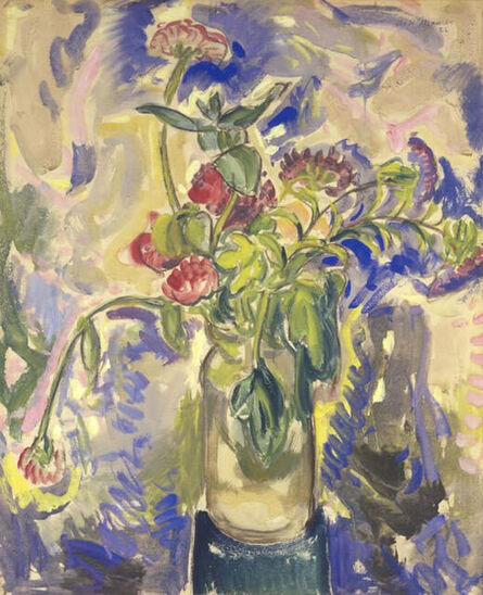 Alfred H. Maurer, ‘Blue Flowers’, 1926