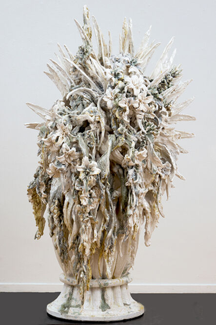 Anne Wenzel, ‘Attempted decadence (blossoms, large silver)’, 2013