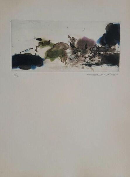 Zao Wou-Ki 趙無極, ‘The pond ’, 1972