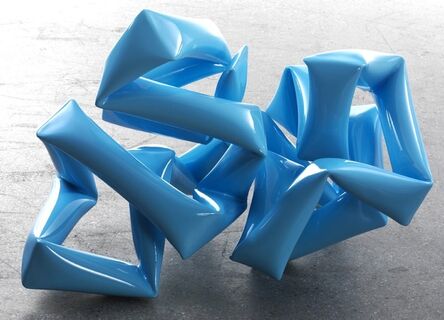 Willi Siber, ‘Floor Sculpture (light blue)’, 2013