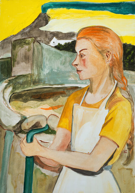 Rosa Loy, ‘Warnung’, 2012