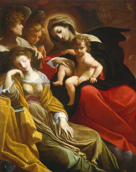 Lodovico Carracci, ‘The Dream of Saint Catherine of Alexandria’, ca. 1593