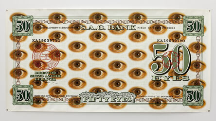 Shuzo Azuchi Gulliver, ‘S.A.G. Bank Note / Fifty Eyes’, 1997