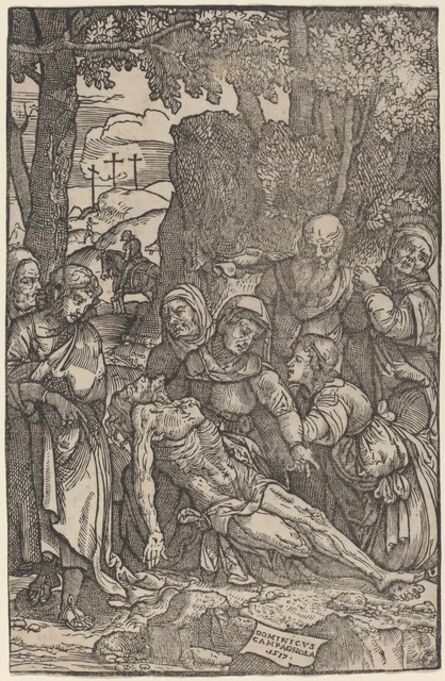 Domenico Campagnola, ‘Lamentation of Christ’, 1517
