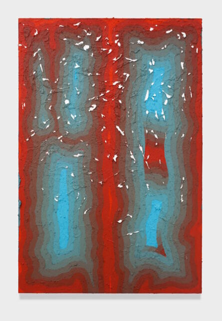 Julian Hoeber, ‘Red/Blue Curl’, 2014
